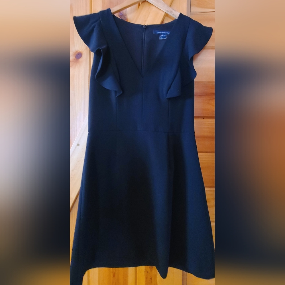 French Connection Whisper Ruffle Minidress
